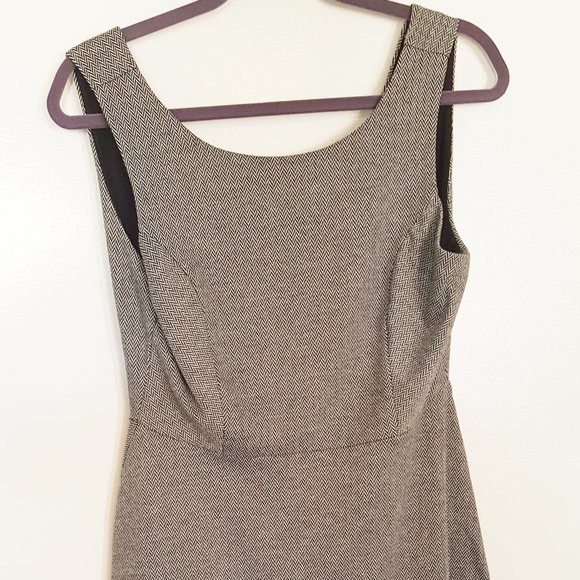 MONTEAU Women's Dress Sz L Herringbone Sleeveless - Picture 1 of 5